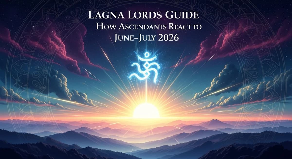 Lagna Lords Guide: How Ascendants React to June–July 2026